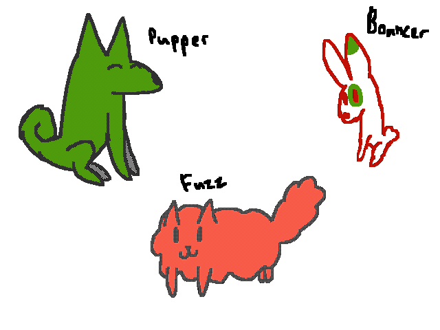 Pupper and friends :3