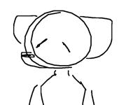 Y do i like drawing sad looking things-