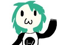 I actually have bluish hair