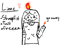 Ew candle OC