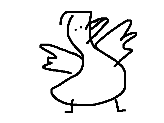 Weird bad duck