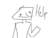 Drawn with v, V LAGGY PEN