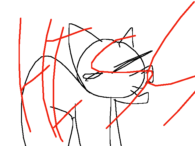 When u pet the cat 'too much'