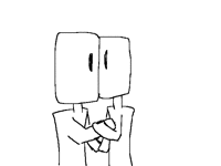 How do Qbees kiss