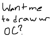 I will draw ur OC! (3/10)