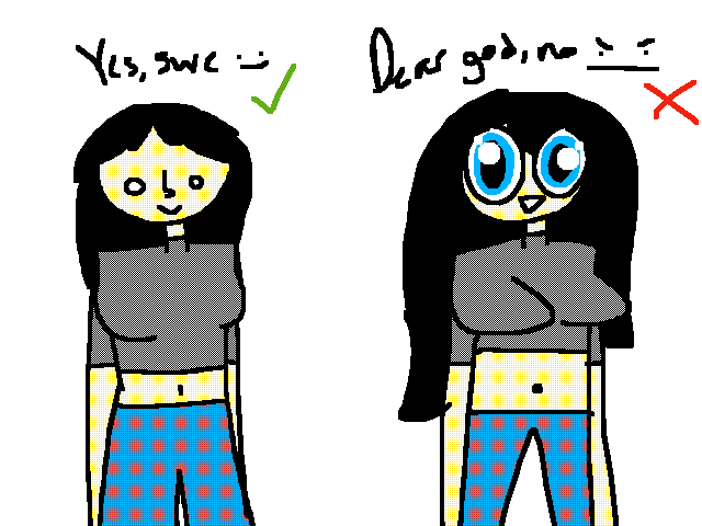 PLEASE DON'T DRAW LIKE THIS