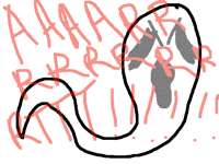 The ghost grows needy of "art"