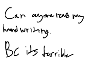 Is my writinh readable