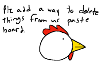 An idea for the devs + an awkward chicken