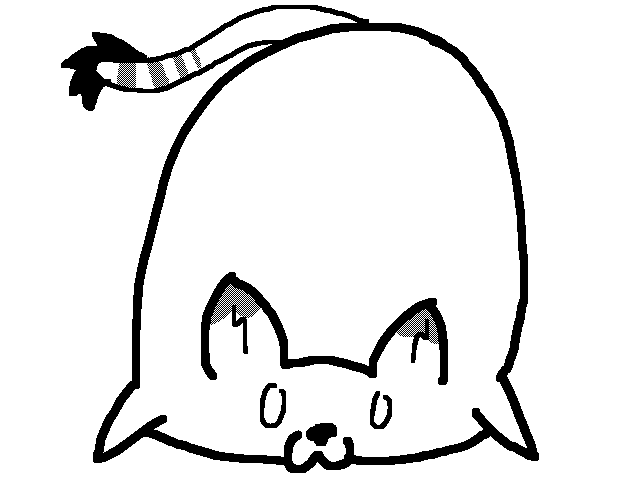 Chubby tail wag (original meme by KittyLover8)