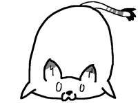 Chubby tail wag (original meme by KittyLover8)