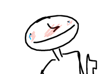 I like how my face gets red when i cry