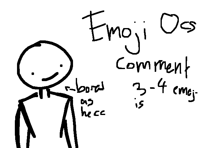 Emoji OCs because why no t