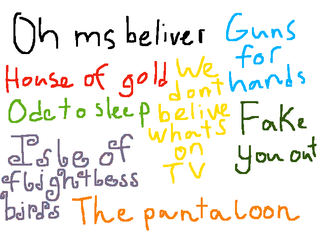 listen to these twenty one pilots songs!!