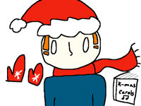 Christmas caroler!Marc