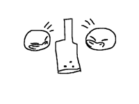 The bottom of the bottle is my only friend-