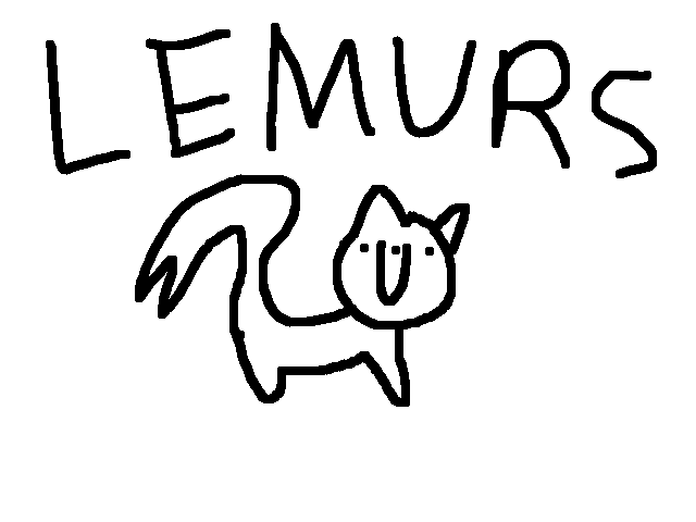 AJ has lemurs now!