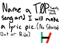 For my lyric series