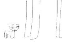 LONG LEGGED CAT AND SHORT LEGGED DOGGO