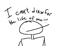 I'm terrible at drawing--