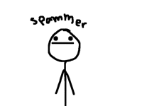 No spamming!