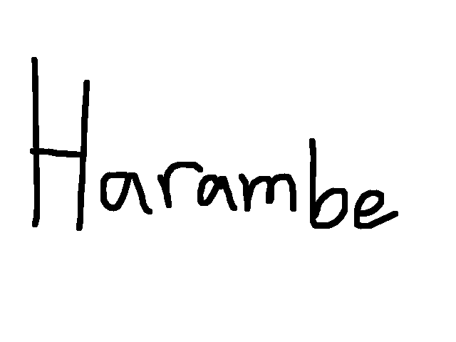 Rip Harambe XD (flash warning)