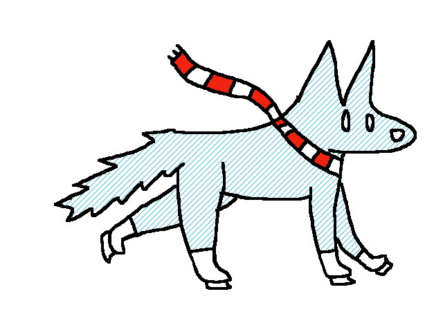 Skating dog