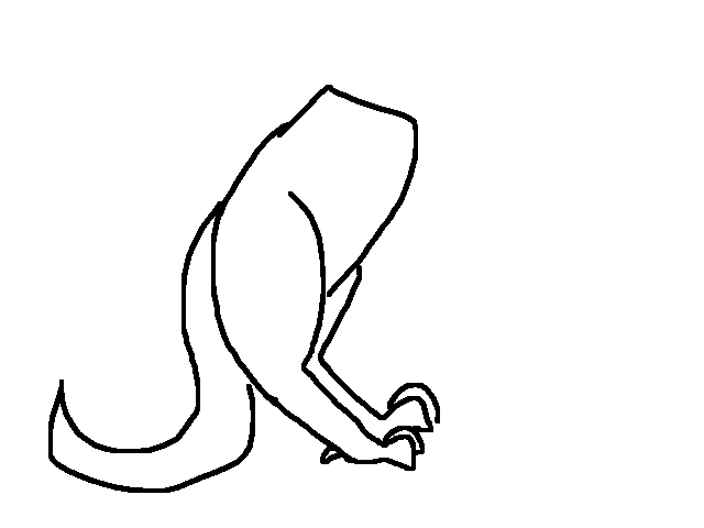 Lazy dino thingy-