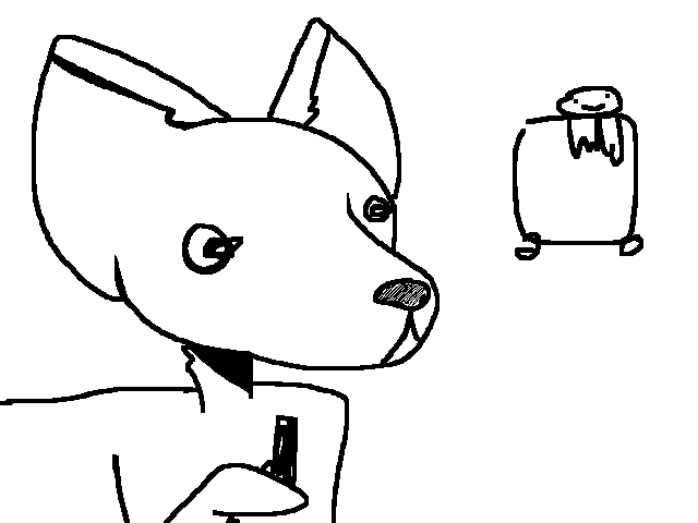 DOGGO1 HATES SMALL CHILDREN WITH SUITCASES