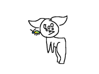 You fed him the bug