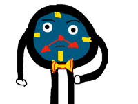 Dont hug me im scared clock