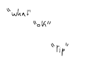 I think the words i say most