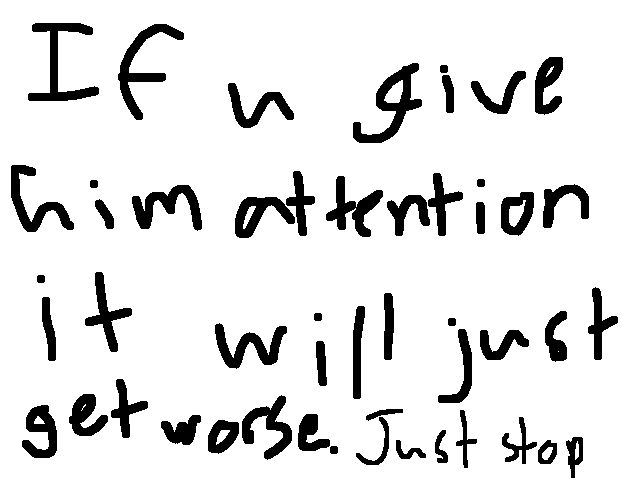 Ignore him plz.