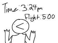 Yay i get to stay at an airport all that time