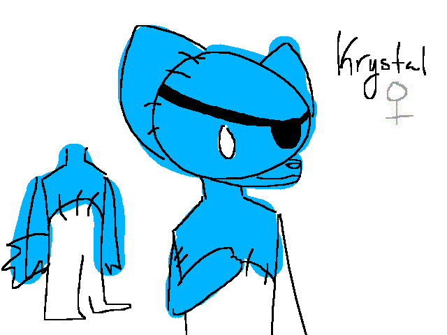 Old oc redraw that def isn't a lapis rip-off