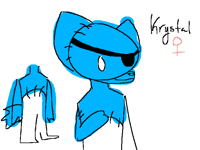 Old oc redraw that def isn't a lapis rip-off