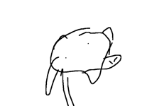 I ca t draw bc my dogh is on me