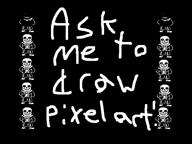 Ask me to draw pixel art!