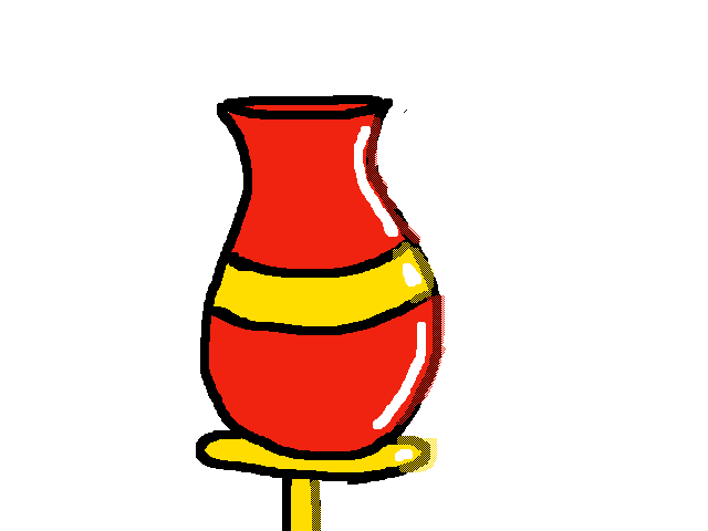 The vase