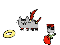 Dragon Costume Pusheen! Collab w/ KittyLover8