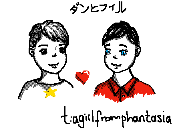 dan and phil :3