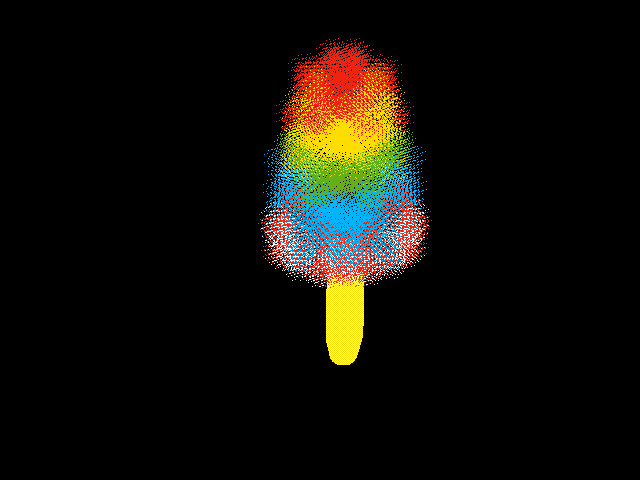 rainbow popsicle