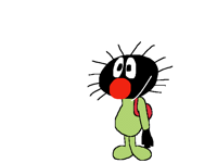a low quality drawing of Little Furry