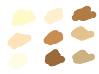 random skin colors