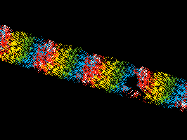 Through the rainbow tunnel