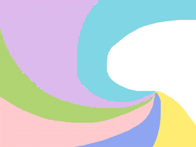 A swirl of color