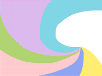 A swirl of color