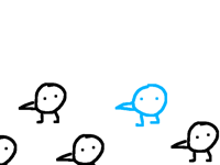 Birb takings social distance to a nother level