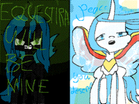 Queen Chrysalis Two Sides