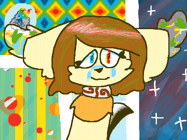 Drew her in adobe illustrator :)))